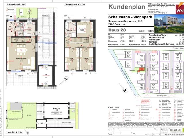 Doppelhaus zur Miete in Pottendorf mit Garten und großzügiger Terrasse! 14/2 Haus 28