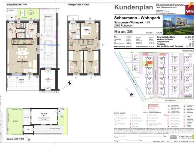 Doppelhäuser zur Miete in Pottendorf – einziehen und wohlfühlen! 13/2 Haus 26