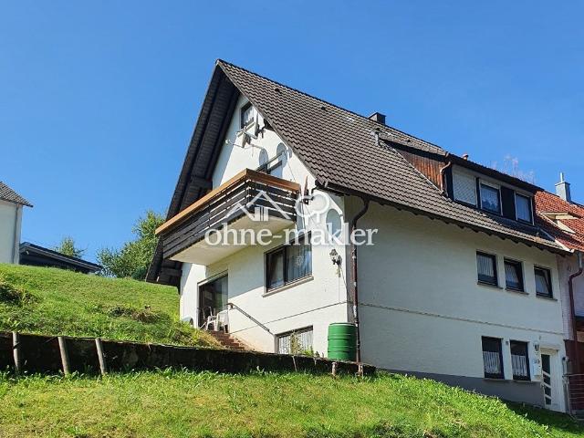 Doppelhaushälfte mit 2 Wohnungen | 118 m² | Ortsrandlage | in 72297 Seewald Besenfeld