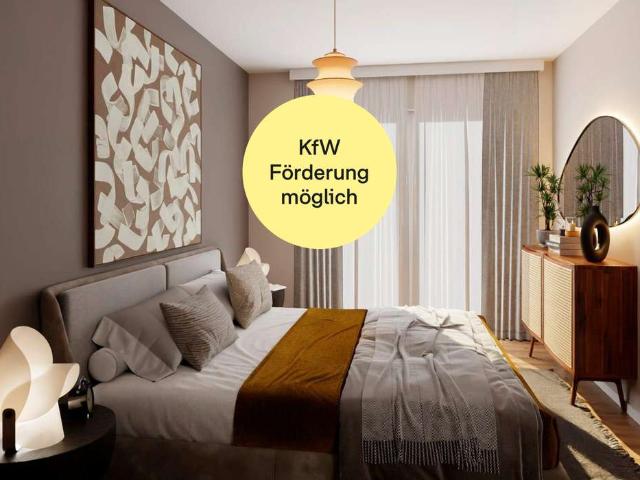 Doppelhaushälfte mit Terrasse und Garten im Effizienzhaus 55 Standard