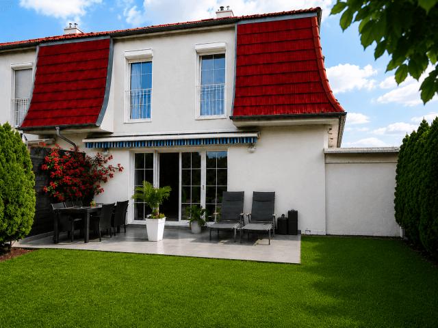 Doppelhaushälfte mit Garten