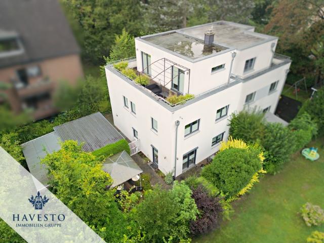 Doppelhaushälfte mit Südwest Dachterrasse, Kaminofen & Wärmepumpe: KfW 70, Baujahr 2012