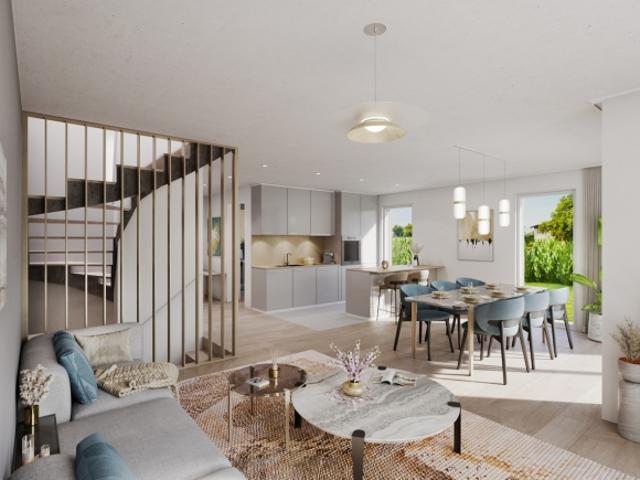 Doppelhaushälfte A1 – 5,5 Zimmer auf einem 291 m² großen Grundstück