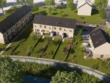 Doppelhaushälfte als Energieeffizienzhaus komplett mit Grundstück