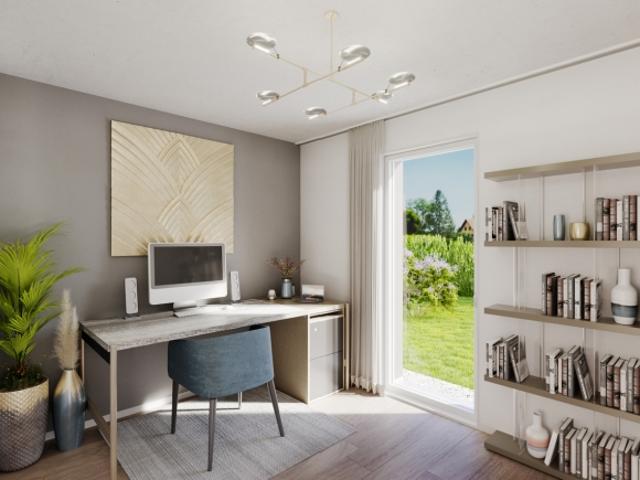 Doppelhaushälfte E1 – 5,5 Zimmer auf einem 263 m² großen Grundstück