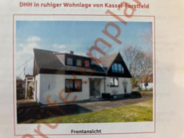 Doppelhaushälfte Forstfeld 34123 Kassel Makler FREI
