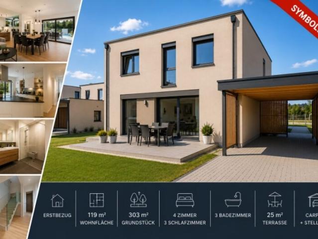 Doppelhaushälfte im Erstbezug direkt vom Bauträger | Garten, Terrasse & Top Ausstattung