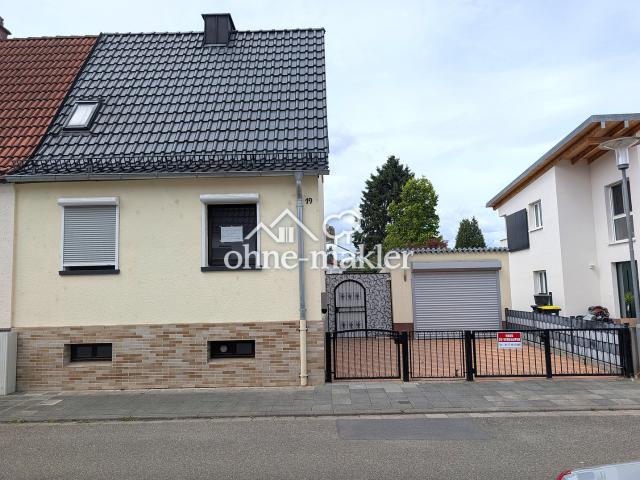 Doppelhaushälfte in Frankenthal Pfalz mit sehr großem Garten, provisionsfrei von privat
