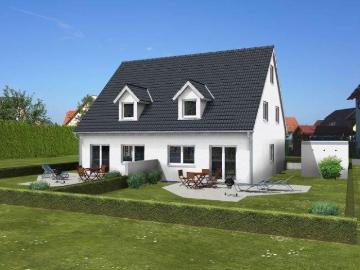 Doppelhaushälften Neubau in Feucht mit Grundstück