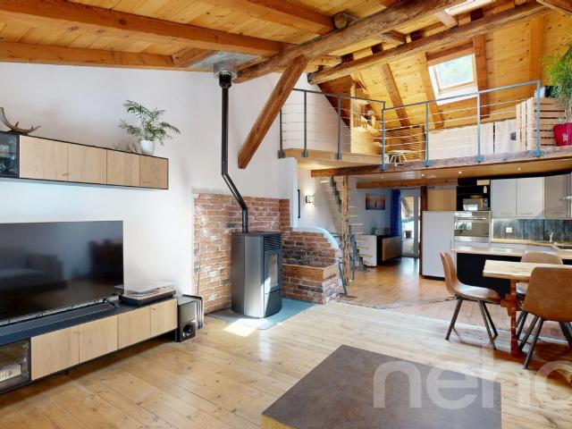 Dorfhaus in Martigny Bourg? Doppelhaus + Studio
