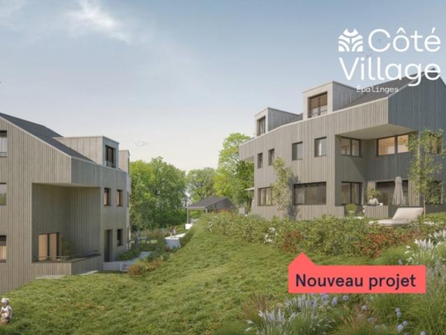 Dorfseite – Villa B1 – Neue Doppelhaushälfte mit 6,5 Zimmern