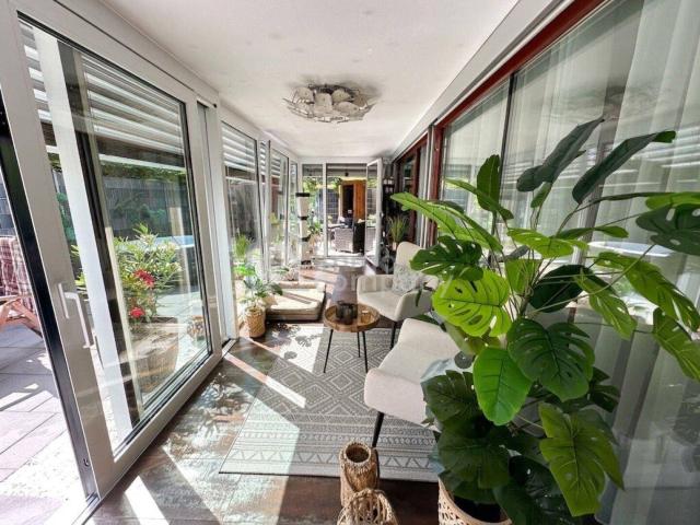 DORNBIRN Terr. Whg ca. 57 m2+beheizter, ganzjährig nutzbarer Wintergarten ca. 19 m2, Ges. Wohn NFL ca. 76 m2, Wohnempfinden/Wohlfühl Atmosphäre wie in einer 3 Zi Whg inkl. 1 TG.+Kellerabt