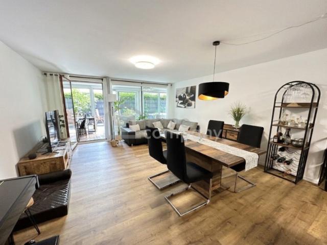 DORNBIRN Gartenwohnung/Terrassenwohnung, ca. 57 m2 + beheizter, ganzjährig nutzbarer Wintergarten ca. 19 m2, Gesamt Wohn NFL ca. 76 m2, Wohnempfinden/Wohlfühl Atmosphäre wie in einer 3 Zimmer Wohnung, inkl. 1 tg