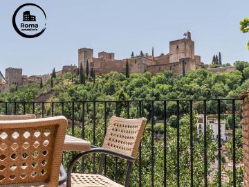 Dos maravillosas casas en el Albaicín con vistas panorámicas a la Alhambra