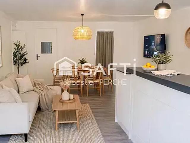 Douville sur Andelle 27380 Achat / Vente appartement 3 pièces t3 terrasse parking