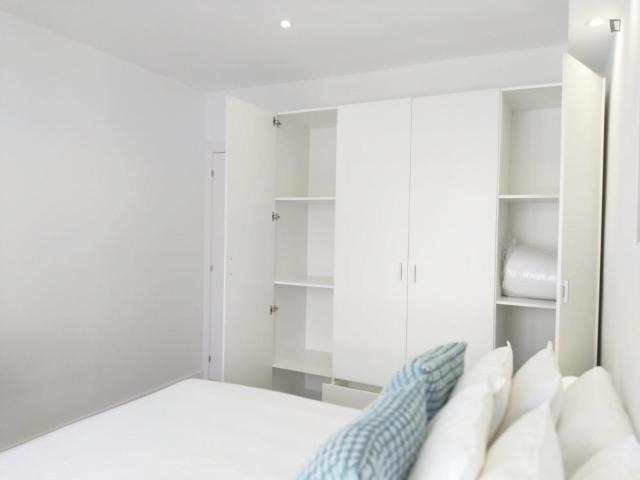 Double bed 1,35 with a nice balcony
