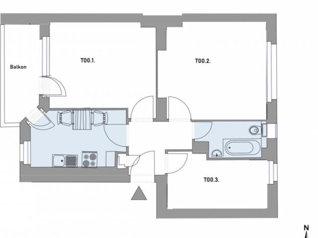 Double bedroom in 3 bedroom apartment