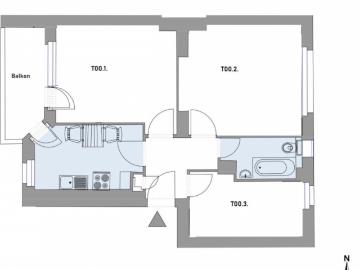 Double bedroom in 3 bedroom apartment