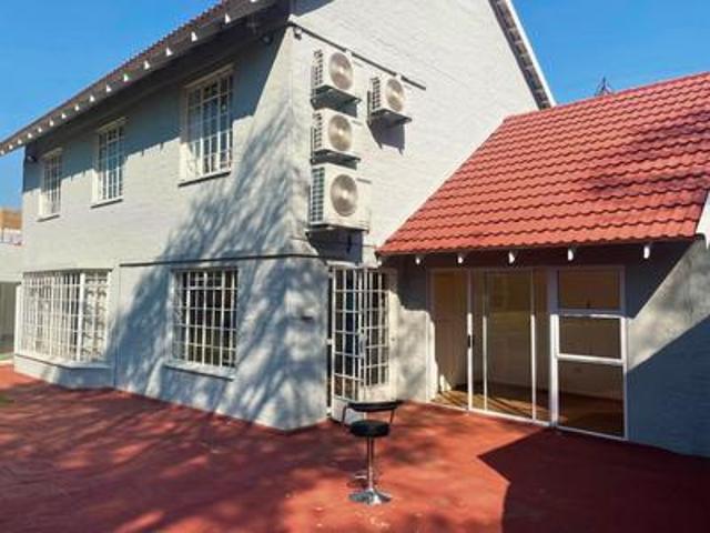 double storey family home with pool.