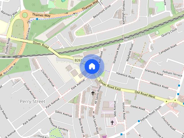 Dover Road East, Gravesend, Kent, DA11
