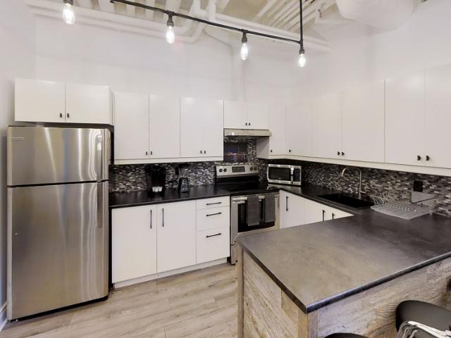 Downtown Toronto Furnished Loft Rental at Grangetown Lofts Fresh 2 Bedroom 1 Bathroom Suite with High Ceilings and Private Entrance