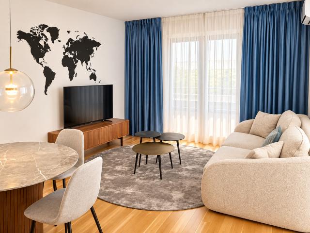 Downtown Lugano – Elegant, fully furnished 2.5 room apartment