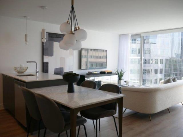 Downtown Montreal Furnished Condo Rental at Encore Chic 2 Bedroom, 1 Bath with Beautiful Interior Design and Spacious Layout