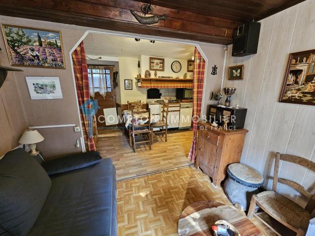 Dpt Haute Garonne 31 A vendre Fos 31440 maison de village T3 de 64 m2 avec jardin non attenant