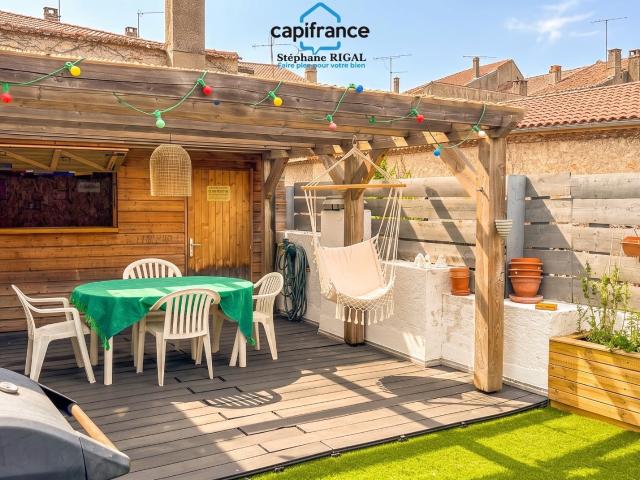 Dpt Lot et Garonne 47, à vendre FUMEL maison de ville P6 d. 130m² Fumel