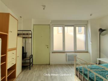 Dpt Moselle 57, à louer BOULAY MOSELLE studio meublé de 15,08m2 en rez de chaussée