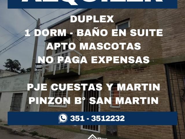 DPTO EN ALQUILER B° SAN MARTIN