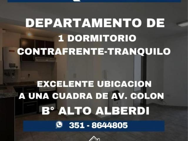 DPTO EN ALQUILER 1 DORM ZONA PLAZA JERONIMO DEL BARCO