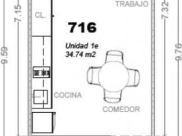 Dpto. tipo LOFT en Venta Centro De Guadalajara, frente al Parque Morelos