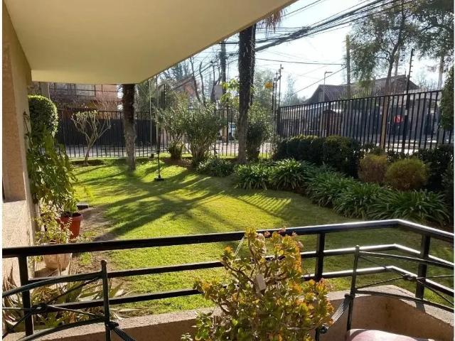 Dpto 3d, primer piso, gran terraza, las condes