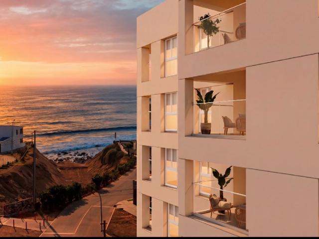 Dpto. 75m² frente al mar en Punta Hermosa – 3 dormitorios en La Fragata
