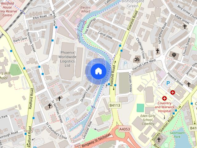 Drapers Fields, Canal Basin, Coventry, West Midlands, CV1