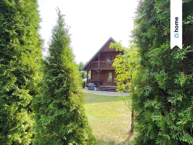 Drewniany dom 150 m² działka 1100 m² las i prywatność