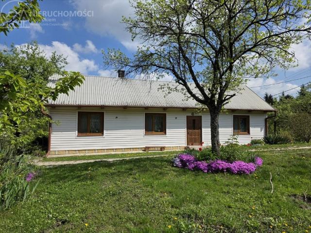 Drewniany dom 70 m² w Lubaszowej las, 4 ha, potencjał inwestycyjny