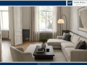 Drei Zimmer Stilaltbauwohnung in Bestlage