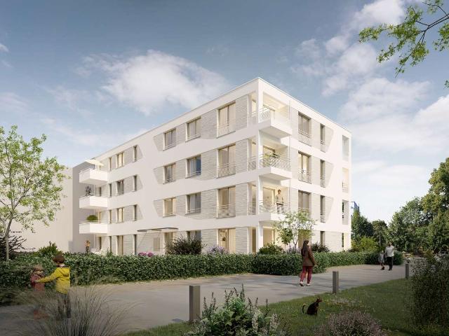Dreizimmer Erdgeschosswohnung mit Gartenanteil