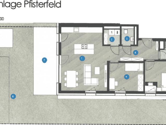 Dreizimmer Gartenwohnung Top 1.2 in Fügen WA Pfisterfeld