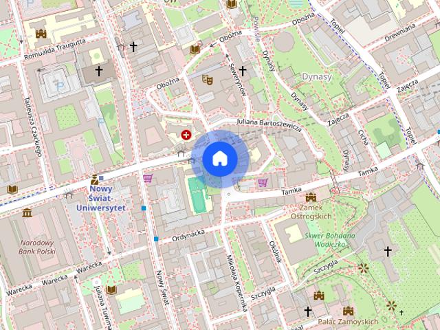 dwa oddzielne pokoje z widokiem na na miasto