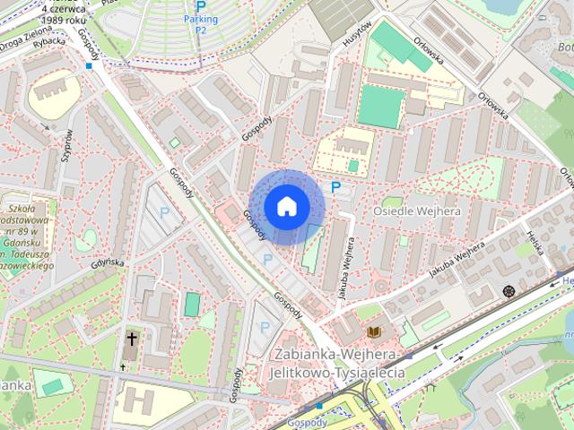 Dwa oddzielne pokoje blisko uczelni widok na morze