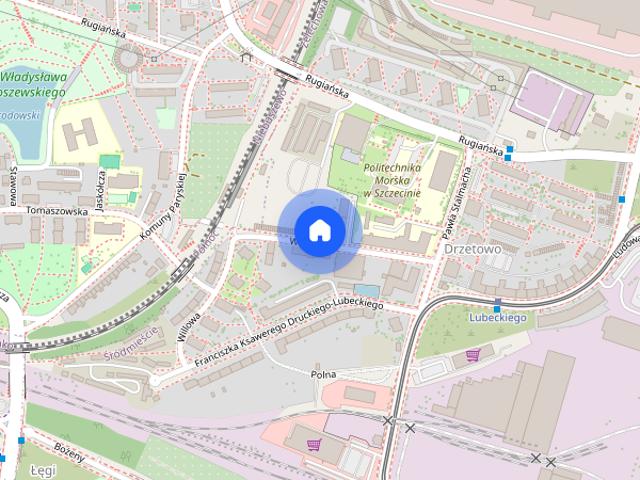 Dwa pokoje, dwa poziomy ok 50m2 przy ul. Willowej