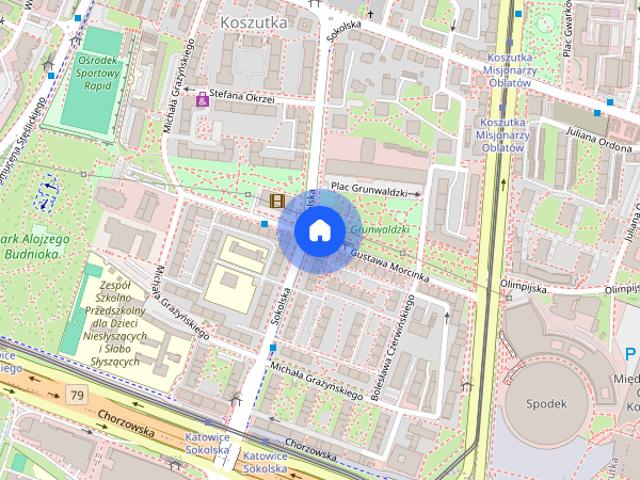 Dwa pokoje Katowice Koszutka