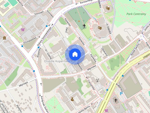 Dwupokojowe w apartamentowcu blisko Opery