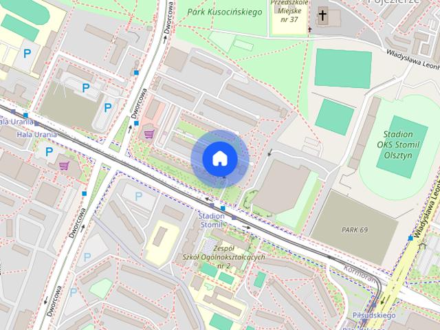 Dwupokojowe centrum