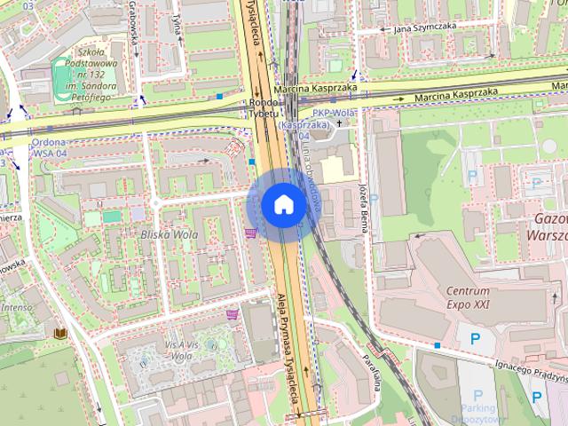 Dwupokojowe mieszkanie na wynajem Warszawa, Bliska Wola