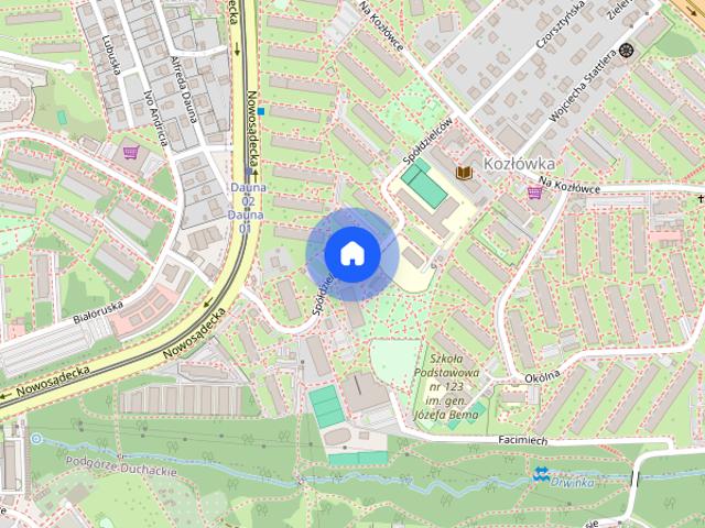 Dwupokojowe mieszkanie, osobna kuchnia, szybki tramwaj, wśród zieleni