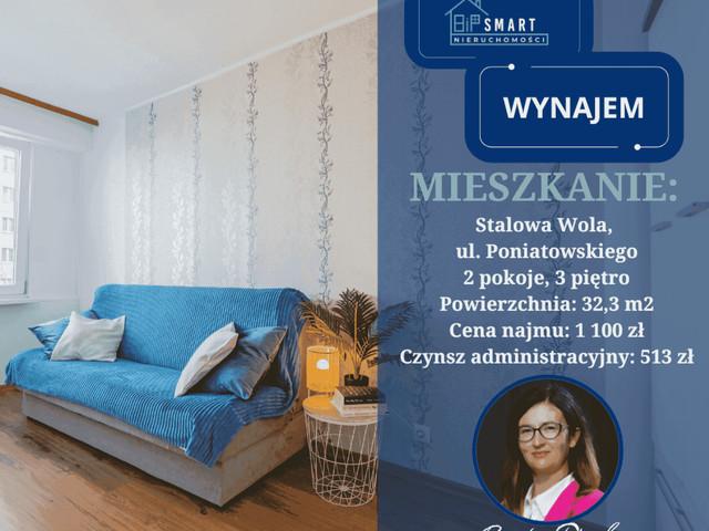Mieszkanie do wynajęcia, Stalowowolski pow. Stalowa Wola im. Józefa Poniatowskiego, 1100 PLN, 32 m2, domy 34